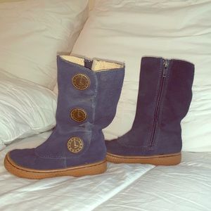 Adorable Navy Blue Slouch Boots. Kids 5 M